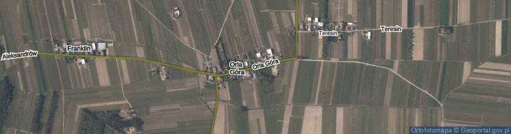 Zdjęcie satelitarne Orla Góra ul.